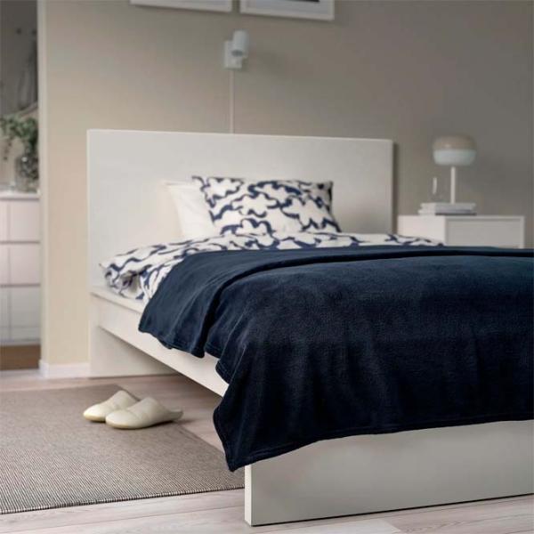 Покрывало Ikea Trattviva Полиэстер / Чёрный Синий photo 2 Покрывало Ikea Trattviva Полиэстер / Чёрный Синий photo 2