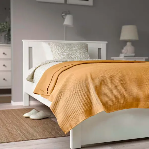 Cuvertură Ikea Indira Poliester / Yellow Beige photo 2 Cuvertură Ikea Indira Poliester / Yellow Beige photo 2