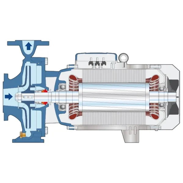 Pompă de suprăfață Pedrollo EN 733 F 40/125C 1100 W 33000 l/h photo 2