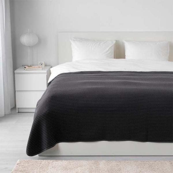 Покрывало Ikea Vareld Полиэстер / Dark Grey photo 4 Покрывало Ikea Vareld Полиэстер / Dark Grey photo 4