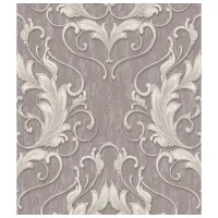 Обои Seela Diamante Бежевый Фиолетовый / Вензель