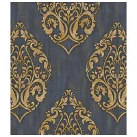 Обои Seela PARADISO Blue Beige / Орнамент