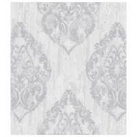 Обои Seela PARADISO White Grey / Орнамент