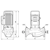 Pompă de suprăfață Pedrollo IN-LINE WRm50/125A 2200 W 42000 l/h photo 7