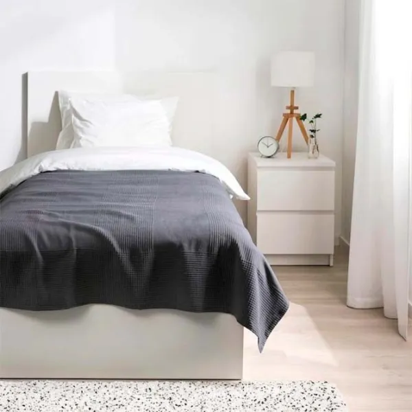 Покрывало Ikea Tandspinnare Полиэстер / Серый photo 3 Покрывало Ikea Tandspinnare Полиэстер / Серый photo 3