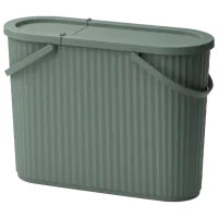 Coș de gunoi Ikea Dammang 48l / Plastic / Grey Green