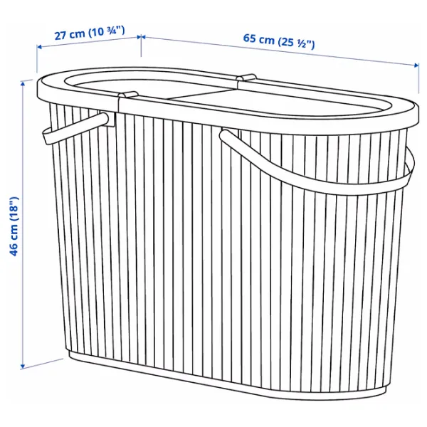 Coș de gunoi Ikea Dammang 48l / Plastic / Grey Green photo 10