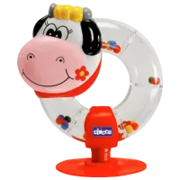 Погремушка Chicco Cheerful Cow  0+ / Разноцветный