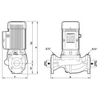 Pompă de suprăfață Pedrollo IN-LINE WRm50/125B 1500 W 36000 l/h photo 7