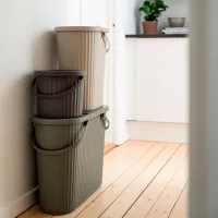 Мусорное ведро Ikea Dammang 8л / Пластик / Тёмно-серый photo 7