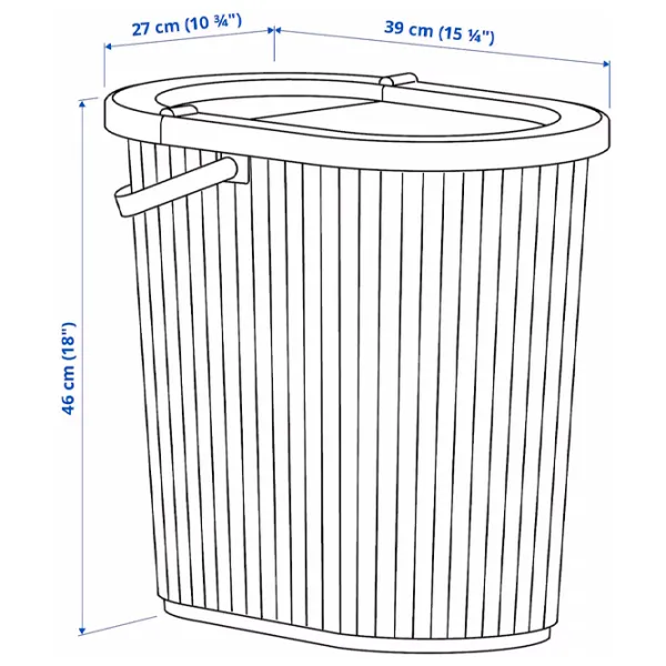 Мусорное ведро Ikea Dammang 26л / Пластик / Серый Бежевый photo 9