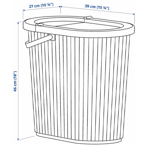 Мусорное ведро Ikea Dammang 26л / Пластик / Серый Бежевый photo 9