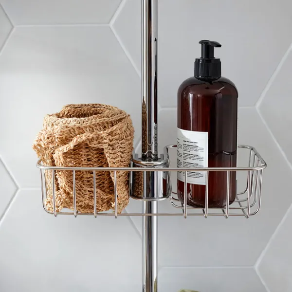 Полка для ванной Ikea Voxnan Нержавеющая сталь / Серебряный photo 3