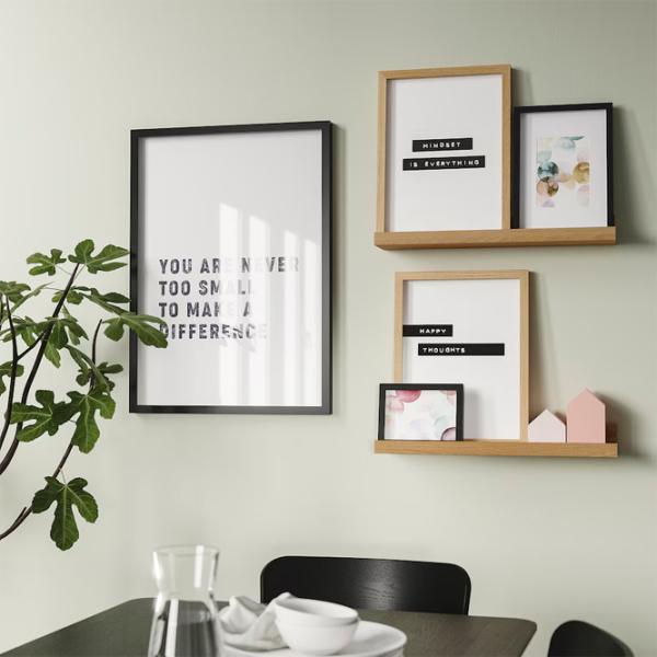 Raft Ikea Mosslanda MDF / Oak imitation photo 4
