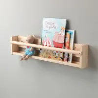 Полка Ikea Flisat Массив / Натуральный photo 3