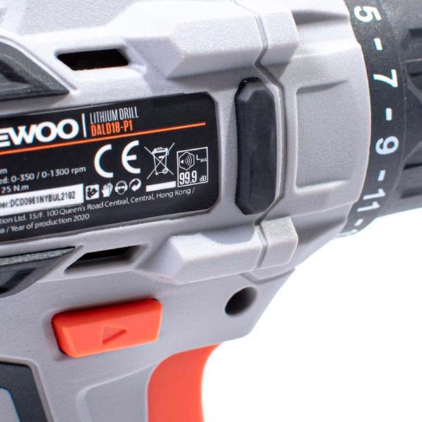 Дрель-шуруповерт Daewoo DALD18-P1 350 об/мин photo 7
