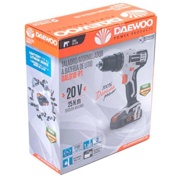 Дрель-шуруповерт Daewoo DALD18-P1 350 об/мин photo 9