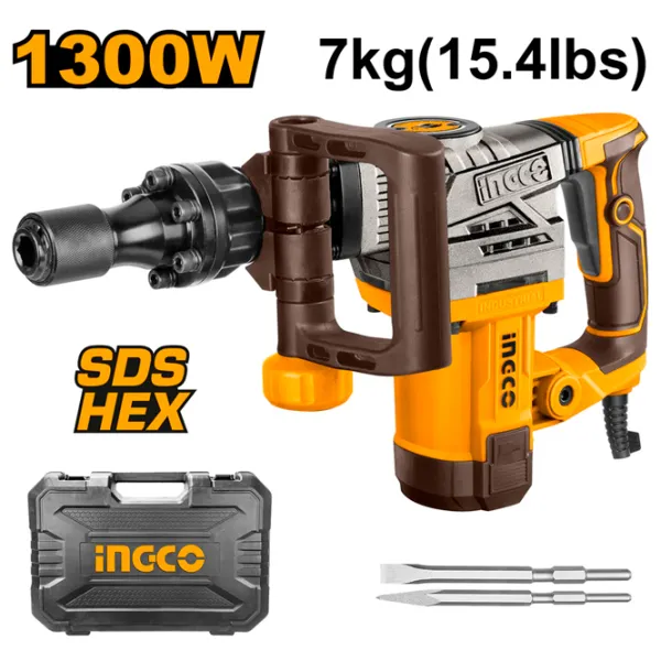 Ciocan demolator INGCO PDB130018 1300 W / Yellow photo 5