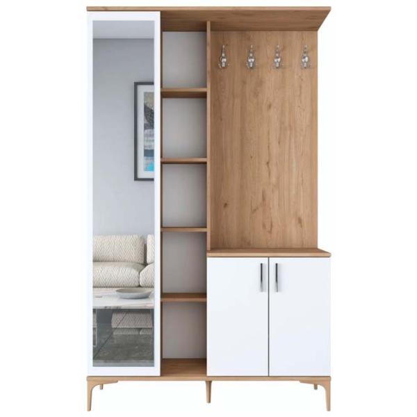 Dulap pentru antreu Mirage Meble EA109 PAL / White photo 1