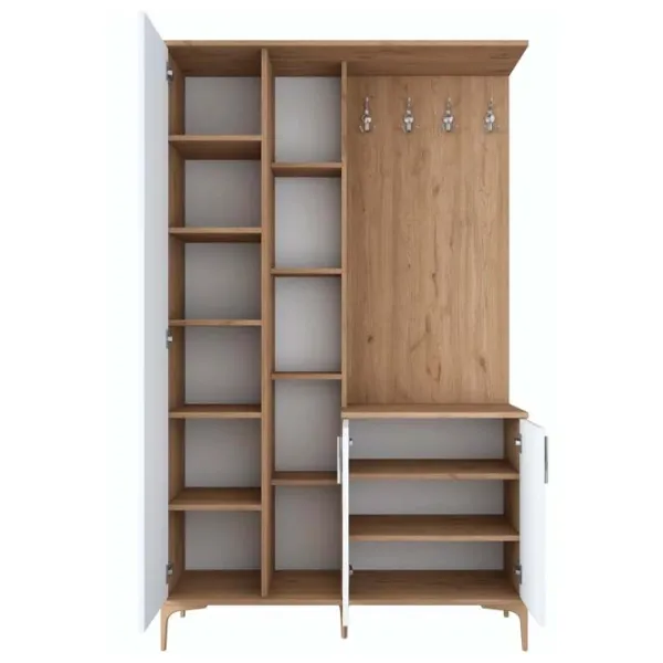 Dulap pentru antreu Mirage Meble EA109 PAL / White photo 2