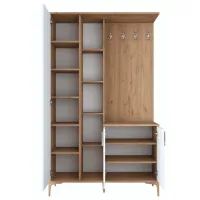 Dulap pentru antreu Mirage Meble EA109 PAL / White photo 2