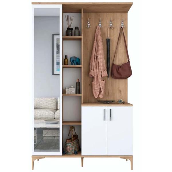 Dulap pentru antreu Mirage Meble EA109 PAL / White photo 3