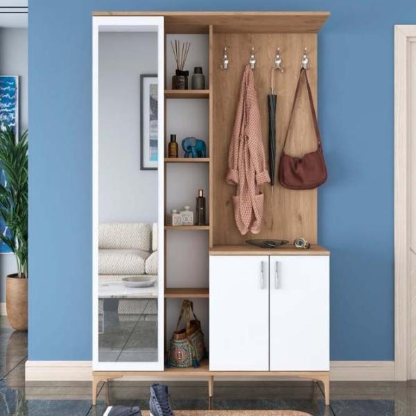 Dulap pentru antreu Mirage Meble EA109 PAL / White photo 5