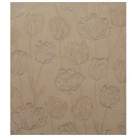 Tapete Grandeco TULIP Brown / Flori