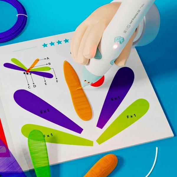 3D ручка 3DPen T66-35A Пластик/ Розовый photo 4