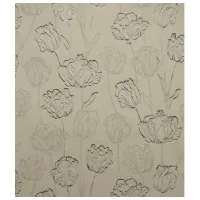 Tapete Grandeco TULIP Brown Beige / Flori
