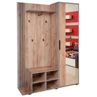 Шкаф для прихожей Modern Solo ДСП / Серый крафтовый дуб