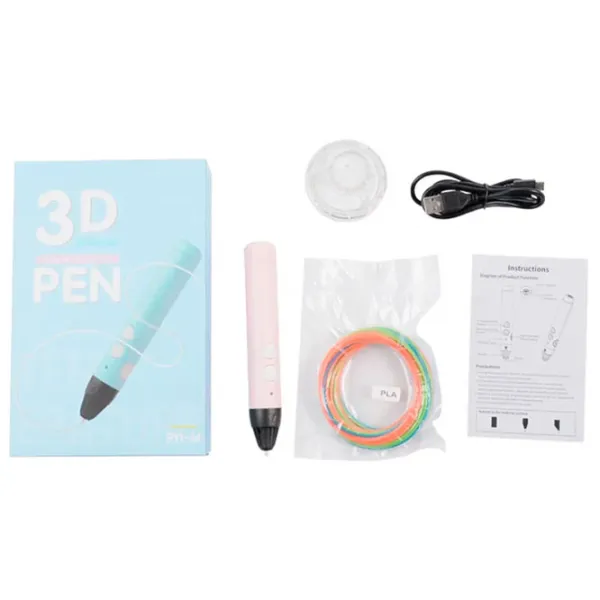 3D ручка 3DPen P11-H ABS/ Розовый photo 6