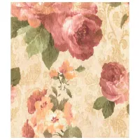 Tapete Grandeco Amelia Beige Red / Floristică