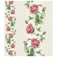 Обои Grandeco Rosalinda Beige Green / Флористика