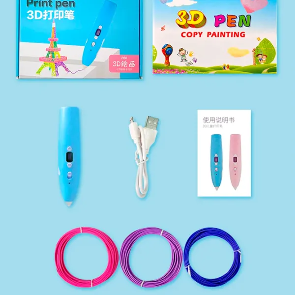 3D ручка 3DPen P11-LRA Пластик/ Синий photo 6