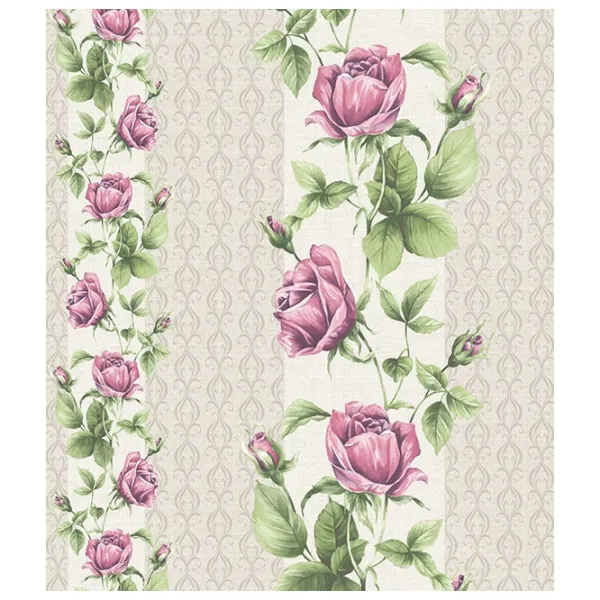 Обои Grandeco Rosalinda Grey Purple / Флористика photo 1 Обои Grandeco Rosalinda Grey Purple / Флористика photo 1