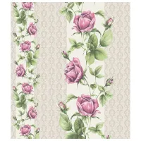 Обои Grandeco Rosalinda Grey Purple / Флористика