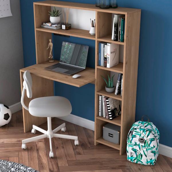 Masă de birou Mirage Meble HA104 PAL/ Walnut photo 3