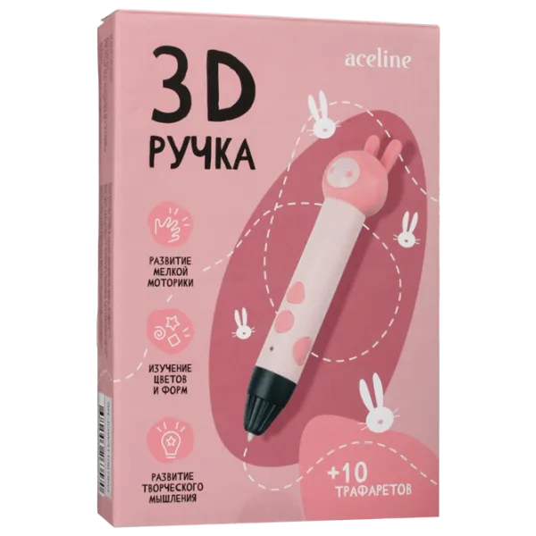 3D ручка 3DPen P11-LRO Пластик/ Розовый photo 5