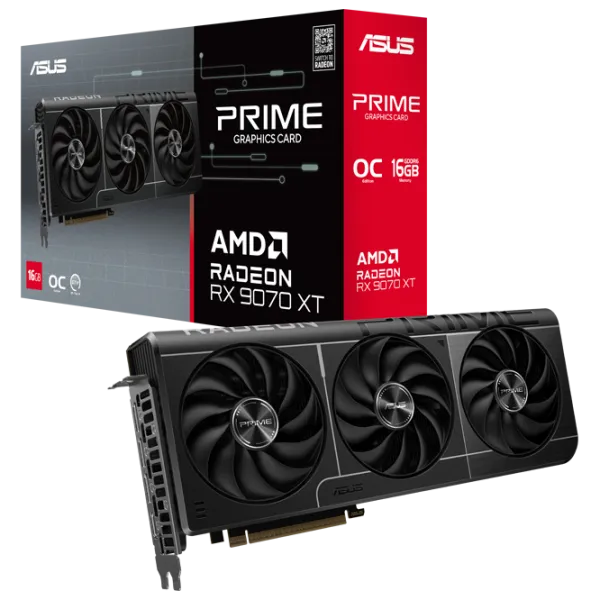Placă video Asus Radeon RX 9070 XT Prime OC Edition PCI Express x16 5.0 / 16 GB photo 10