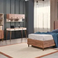 Masă de birou Evamoda Loren PAL/ Beige photo 3