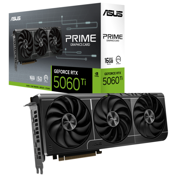 Placă video Asus GeForce RTX 5060 Ti Prime OC Edition PCI Express x16 5.0 / 16 GB photo 7