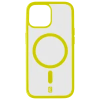 Husă pentru smartphone Apple iPhone 15 Cellularline / MagSafe Back / TPU / Transparent Yellow