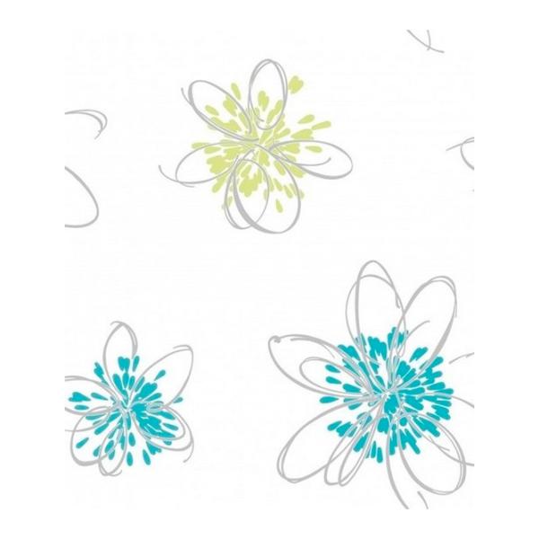 Tapete Grandeco Intuition White / Floristică photo 1