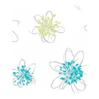 Tapete Grandeco Intuition White / Floristică