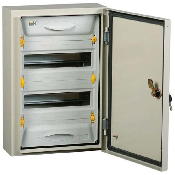 Щит для автоматов IEK MKM16-N-2X24-54-ZU Cталь / IP54 photo 1