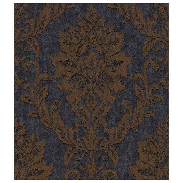 Обои Grandeco Villa Borghese Black Brown / Орнамент photo 1 Обои Grandeco Villa Borghese Black Brown / Орнамент photo 1