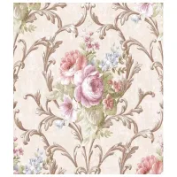 Обои Grandeco Villa Borghese Grey / Флористика