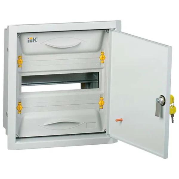 Щит для автоматов IEK MKM15-V-12-31-ZU Cталь / IP31 photo 1