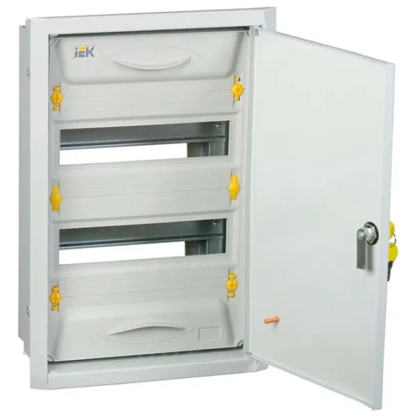 Щит для автоматов IEK MKM15-V-24-31-ZU Cталь / IP31 photo 1